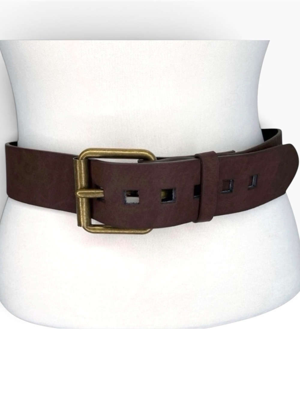 Gary Majdell belt maroon brown unisex size 32
